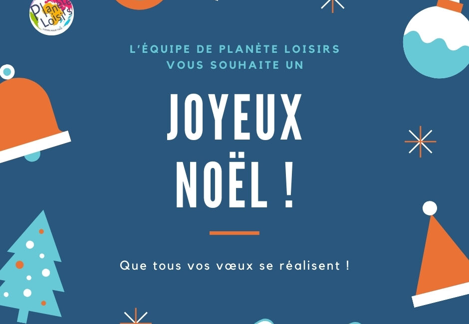 Bleu et Rouge Noël Client Personnel Publication Facebook